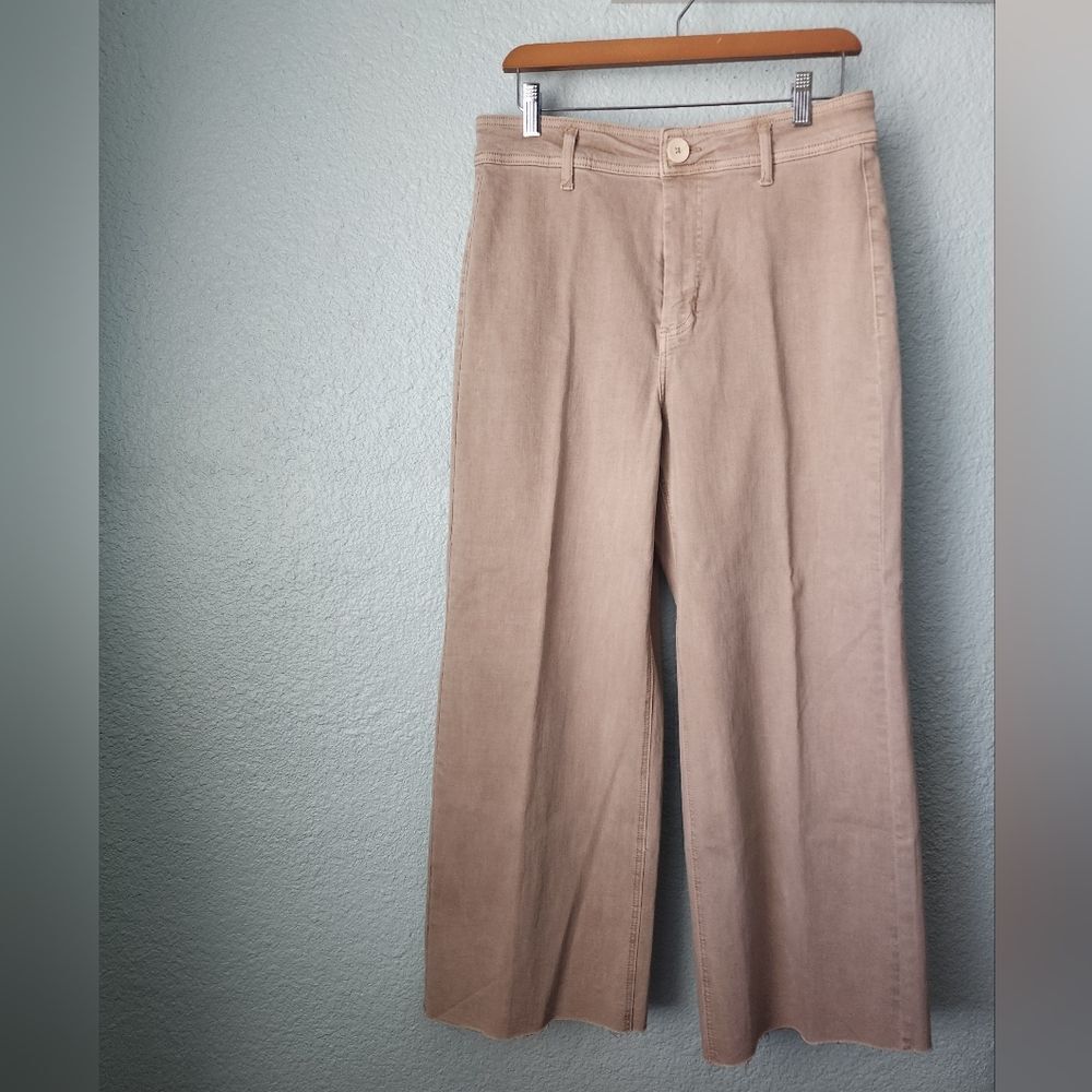 Oat New York Women's Wide-Leg Jeans - Beige New With Tags